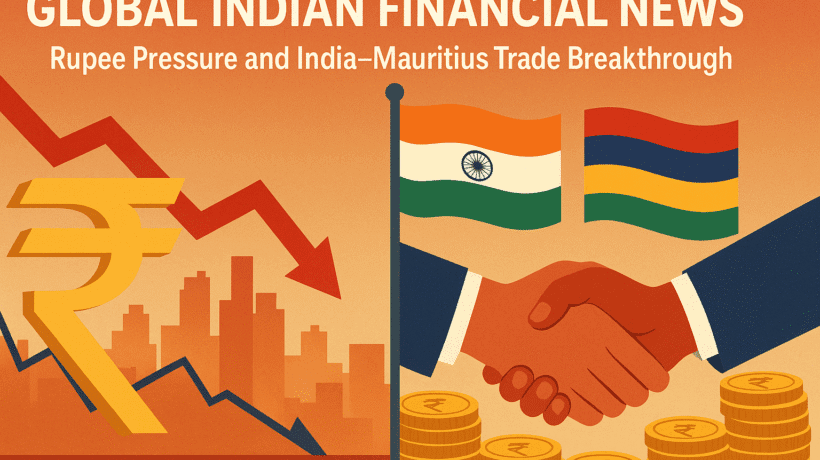 Global Indian Financial News: Rupee Pressure and India–Mauritius Trade Breakthrough