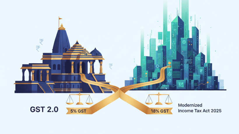 India’s New Tax Era: GST 2.0 Simplified Rates and Income Tax Act 2025 Modernization